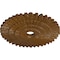Ekena Millwork Eryn Ceiling Medallion (Fits Canopies up to 4"), 24 3/4"OD x 3 1/4"ID x 1 7/8"P, Smokey Topaz CM24ENSTF - alternate 4